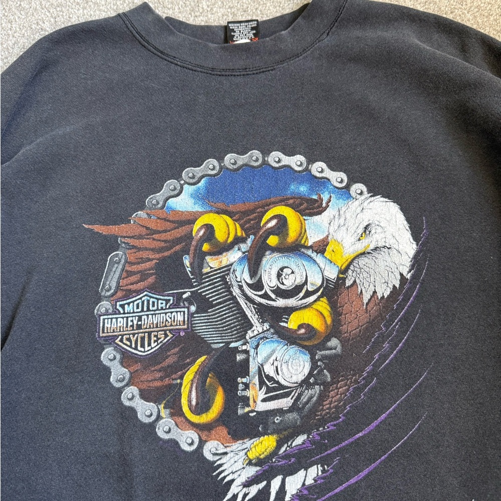 VINTAGE FROM LONDON Harley-Davidson Graphic Sweatshirt